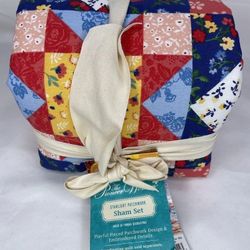 The Pioneer Women  Sham Set Starlight Patchwork Room Decor Farmhouse