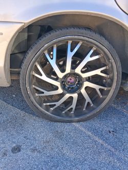 Aftermarket Alloy Wheel with Tire