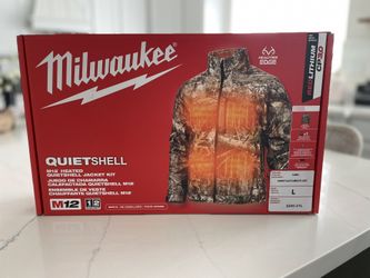NEW Milwaukee M12 Camo Heated Jacket Size Large L Kit With Battery
