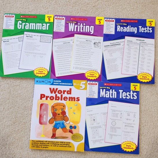 Grade 5: Grammer, Writing, Reading And Math Success