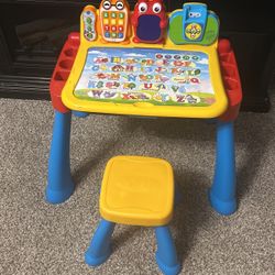 Vtech Toddler Learning Table And Stool 