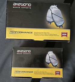 Akebono Front and Rear Brakes Honda Accord