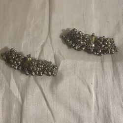 Very Antique Metal, Silver color $40 set bracelet