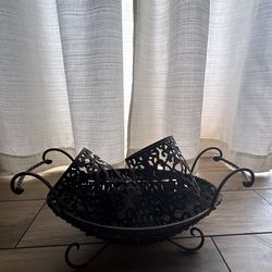 decoration set of 3 candle holder