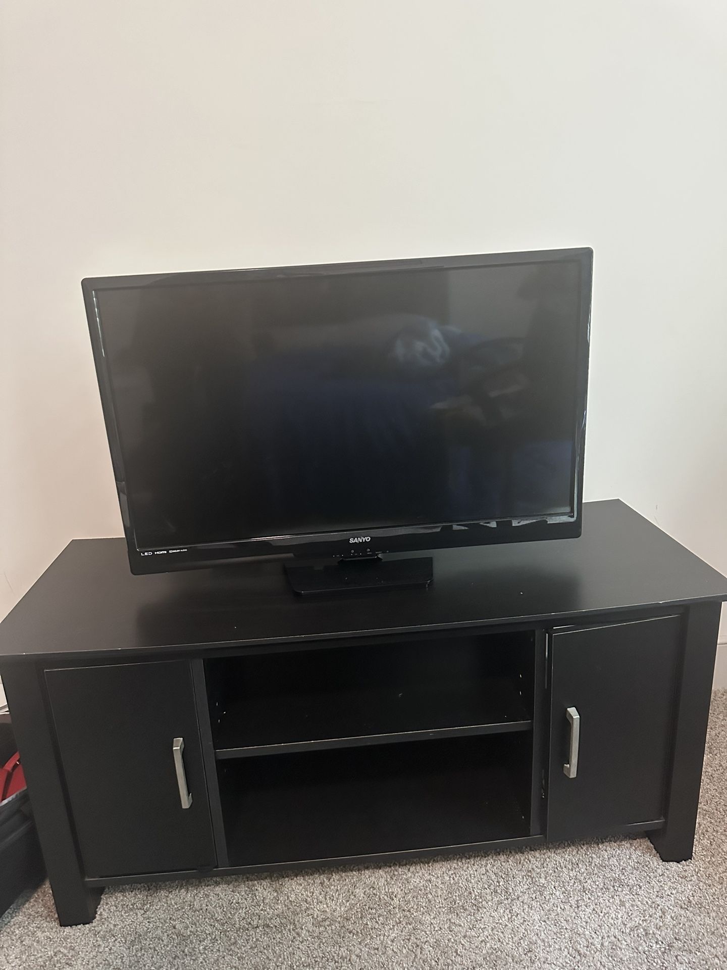Black TV Stand