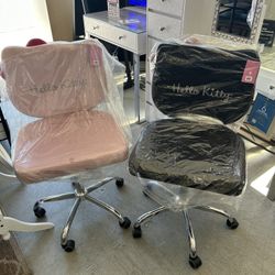 Hello Kitty Swivel Vanity Chairs 