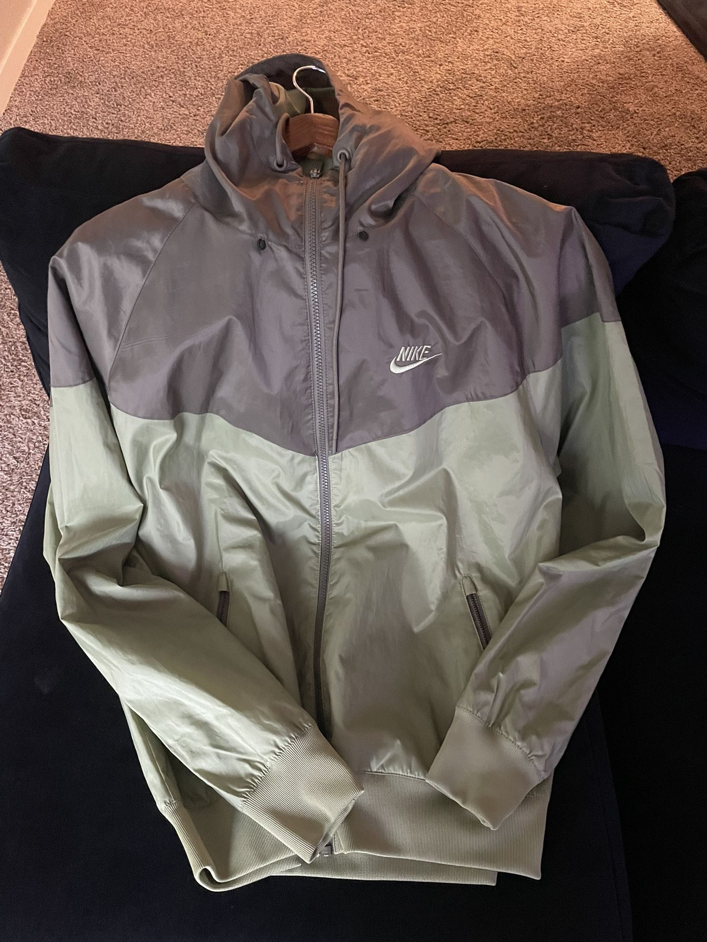 Green Nike Windbreaker