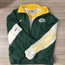 Vintage Green Bay Packers NFL Pro Line Reebok windbreaker Large