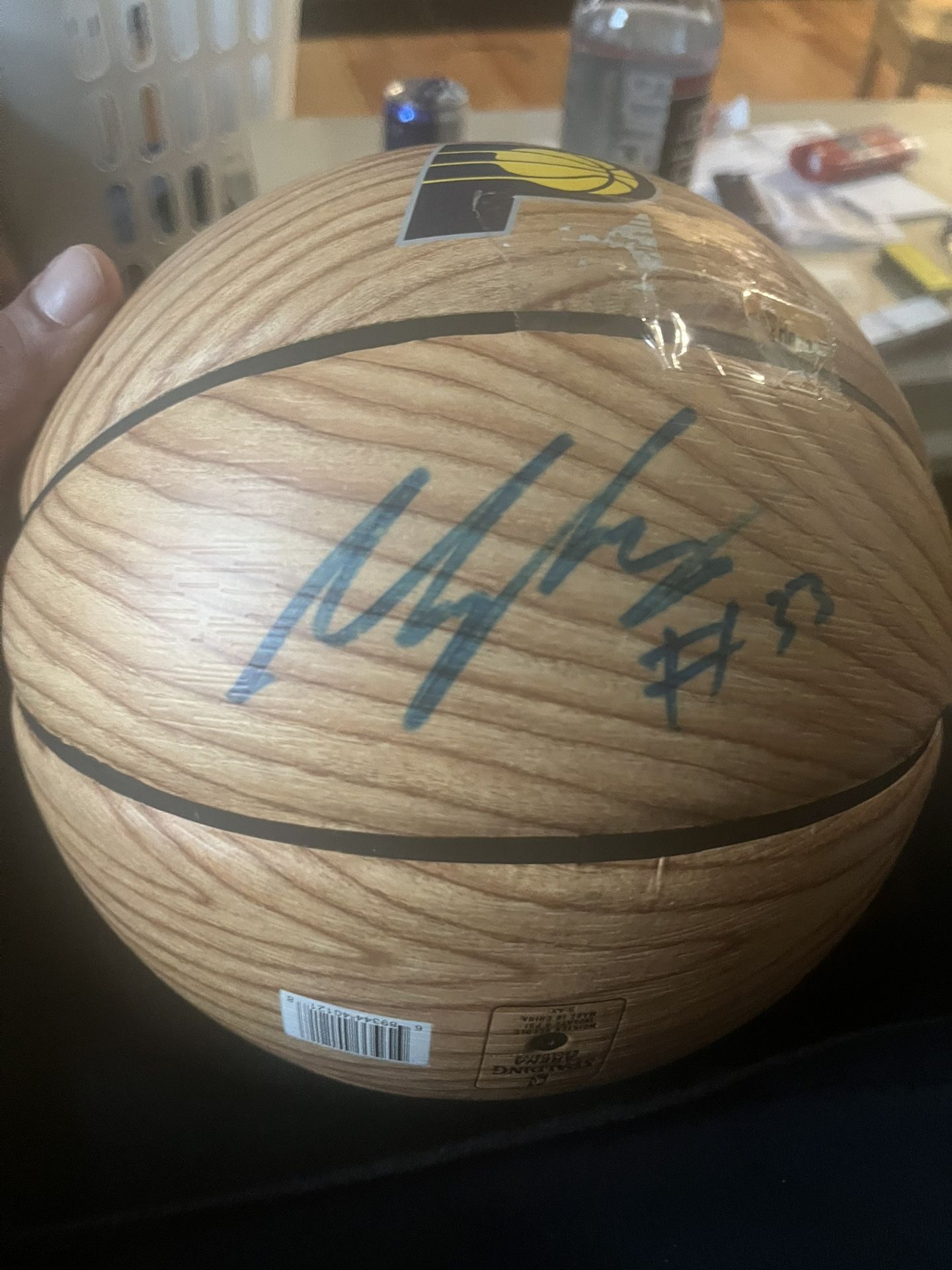 Autographed Myles Turner Basketball