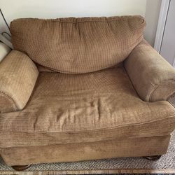 Large Chair With Ottoman 