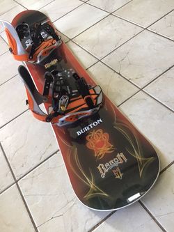 Burton 157 Snowboard with Large Bindings 