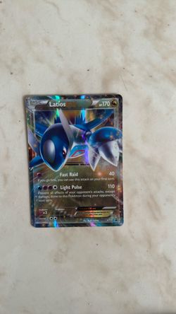 Latios ex pokemon card