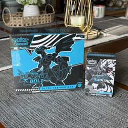 The Rare 2 In 1  Pokemon Sale!!! Scarlet & Violet Black Bolt And Scarlet & Violet Black Bolt Booster Bundle Brand New