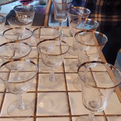 Vintage wine Glasses 