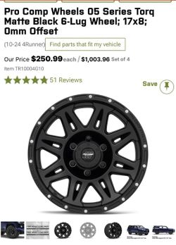 Pro Comp Wheel 5 Series Torque