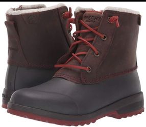 NEW Sperry Women's Maritime Repel Snow Boot BROWN- Variety Sizes (See Below) Rain Boots FIRM