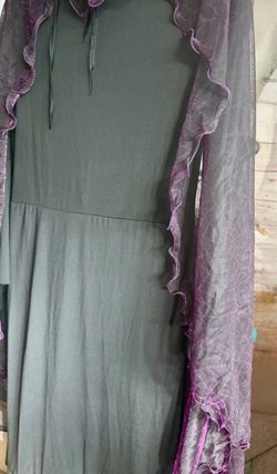 Halloween Purple Hooded Cape