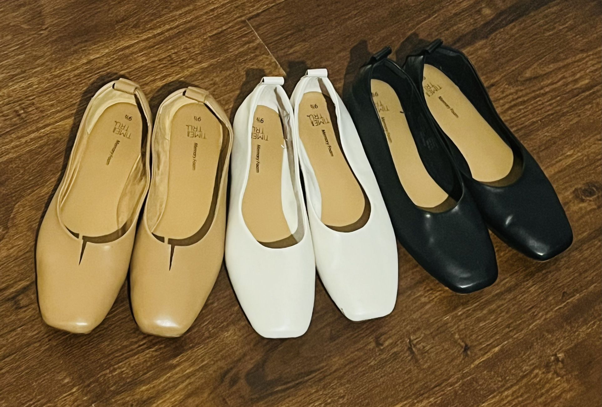 3 Ballerina Flats