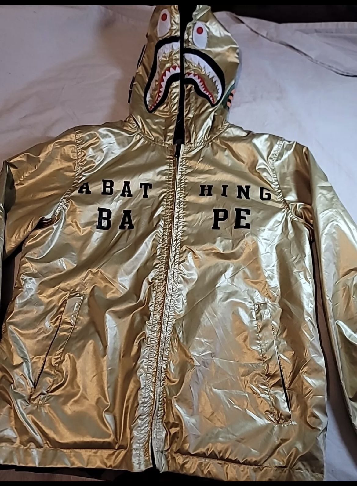 Bape Gold And Camo Hoodie