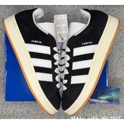 Adidas Campus 00 Black White 7.5 Men
