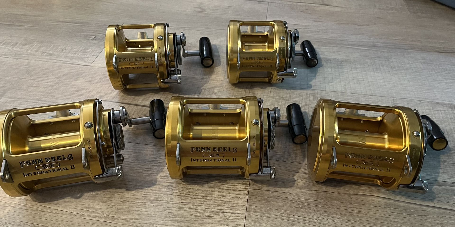 Penn International II 50TW and 50T Fishing reels.