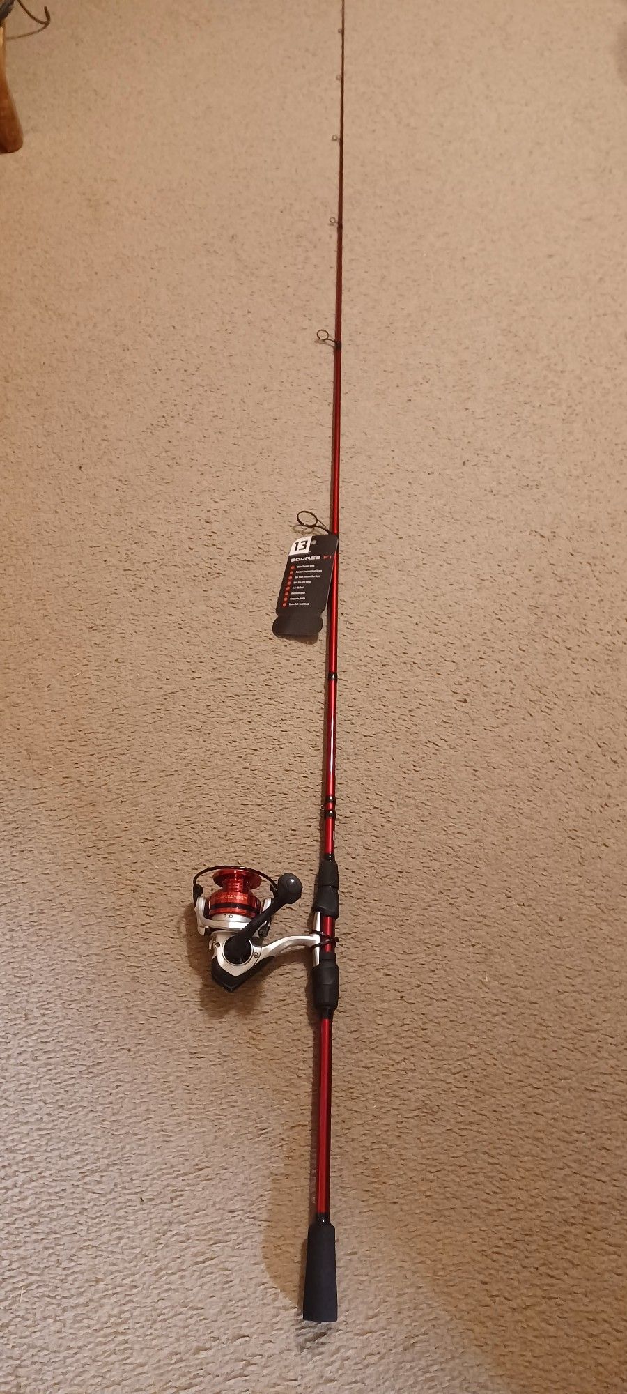 13 Source F1 Spinning Combo 7 Foot 1 Inch Medium Fast 6 To 12 Lb 1pc