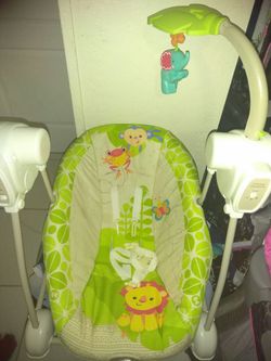 Fisher price rainforest swing