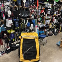 Used Burley Bee Double Kids Bike Trailer Attachment 