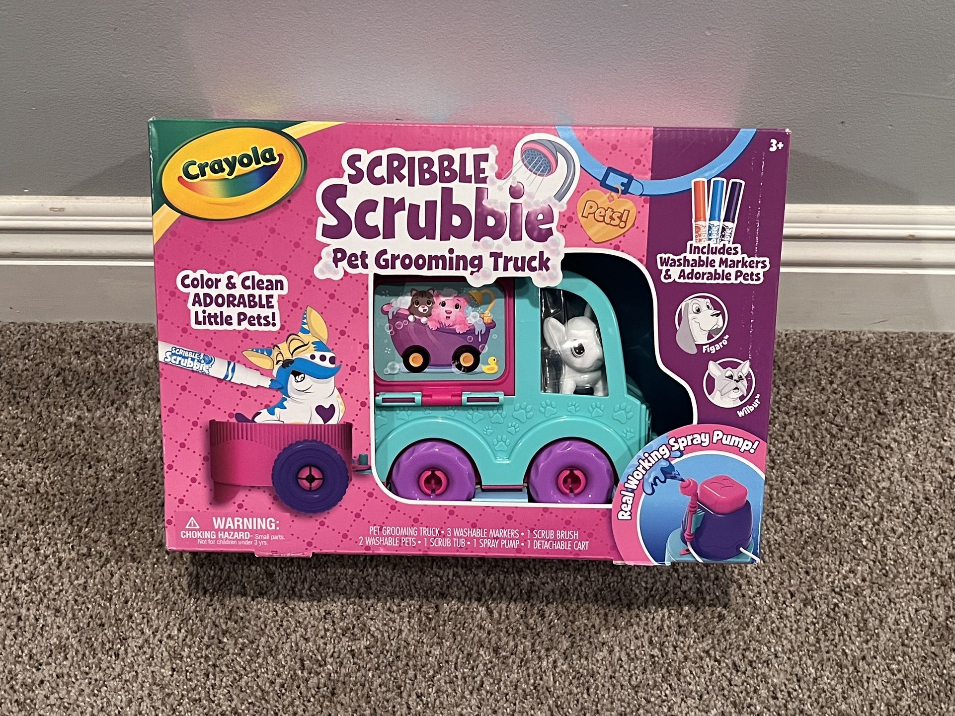 NEW Crayola Scribble Scrubbie Pet Grooming Truck