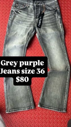 Purple jeans