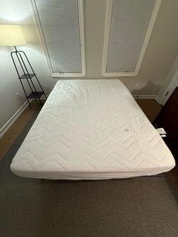Queen bed and metal frame
