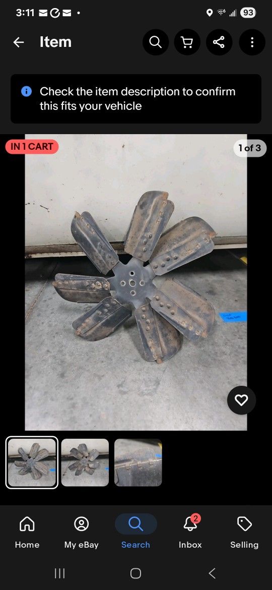 1970s Gmc Truck 18" 7 Blade Fan