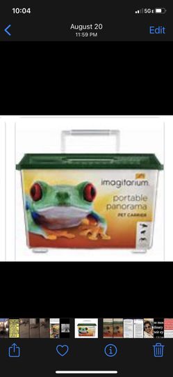 Imagitarium Pet/Reptile Carrier New