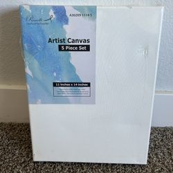 Pennelli Artistic Canvas 5 piece set 11x14