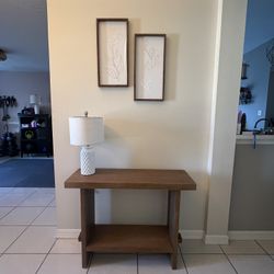 Nathan James Wood Console Table