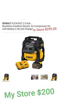 BRAND NEW DEWALT 60VOLT CORDLESS AIR COMPRESSOR KIT