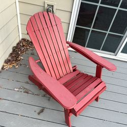 Red Lawn Chair