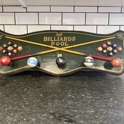 Billiard Theme Coat Rack