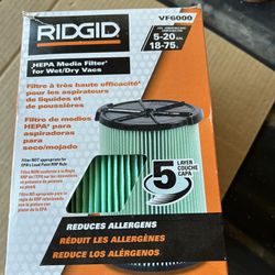 Ridgid Shop Vac Filter