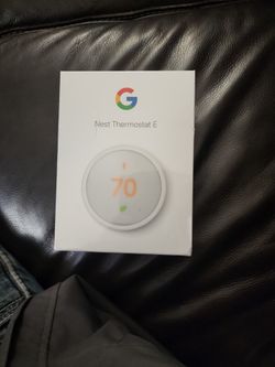 Google Nest Thermostat E Sealed Package.