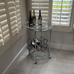 Glass Bar Cart