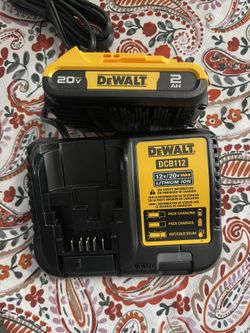 Dewalt Battery And Charger $40 Firm Price. Pick Up In Van Nuys
