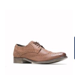 New Men’s Leather Oxford Shoes Tan Color Size 9 & 10.5