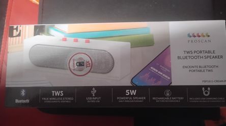New in Box Proscan TWS Portable Bluetooth Speaker