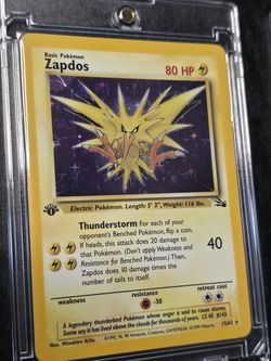 Zapdos 15/62 Fossil First Edition (Holofoil)