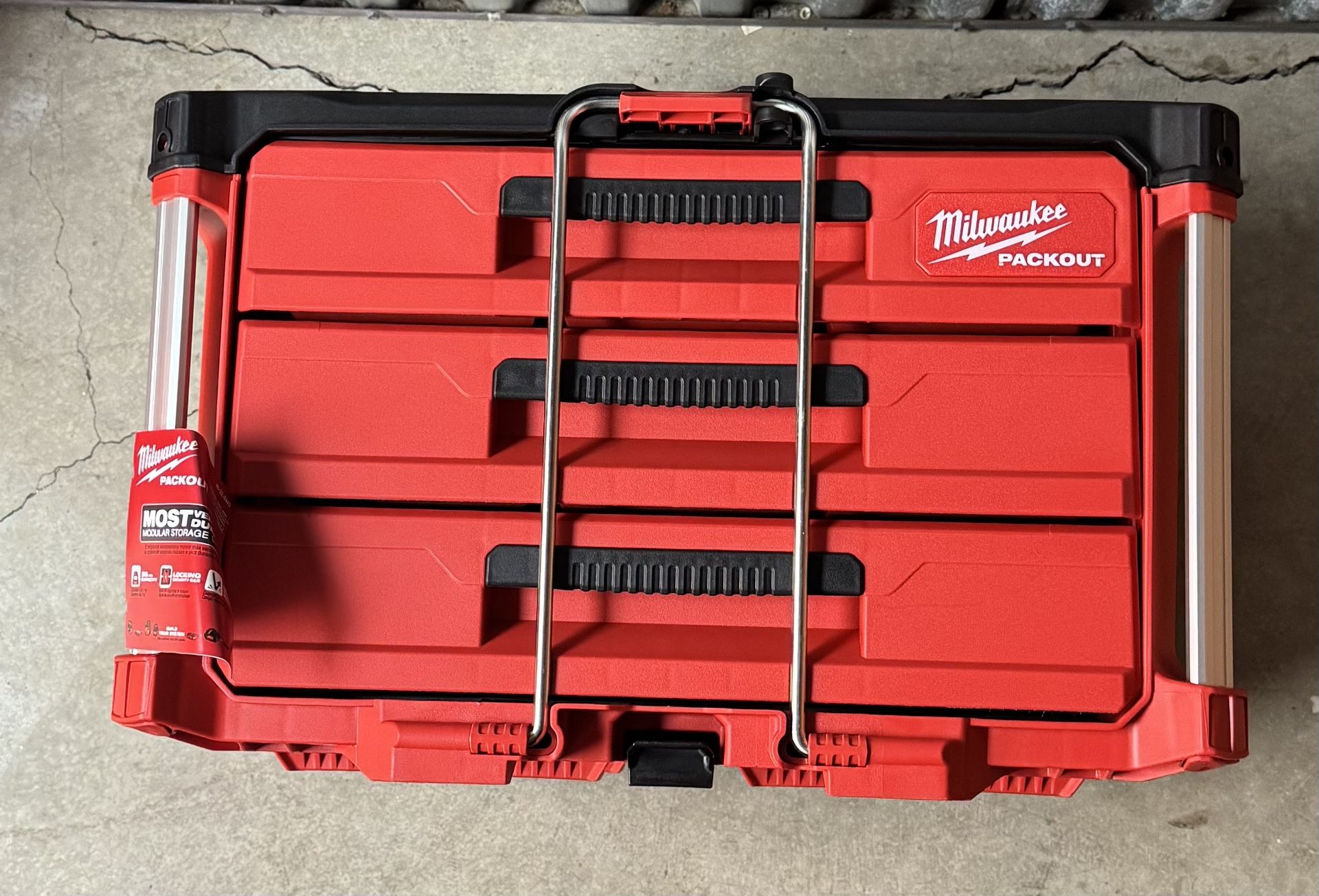 PACKOUT 22 in. Modular 3-Drawer Tool Box with Metal Reinforced Corners