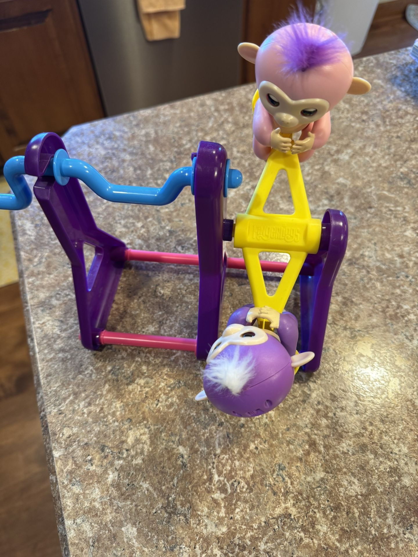 Fingerling monkey playset with jungle gym shipping available