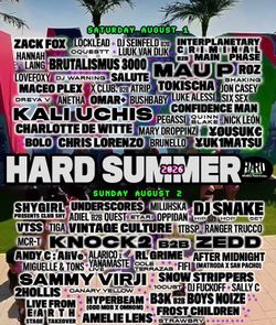 Two Hard Summer Saturday GA wristbands