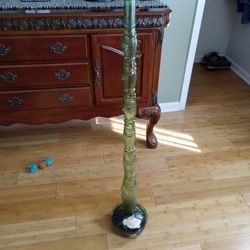 VINTAGE GLASS WINE BOTTLE 