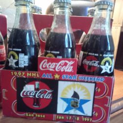  Coca Cola To Commemorate 1997 S.J. Shark's All Sar Game